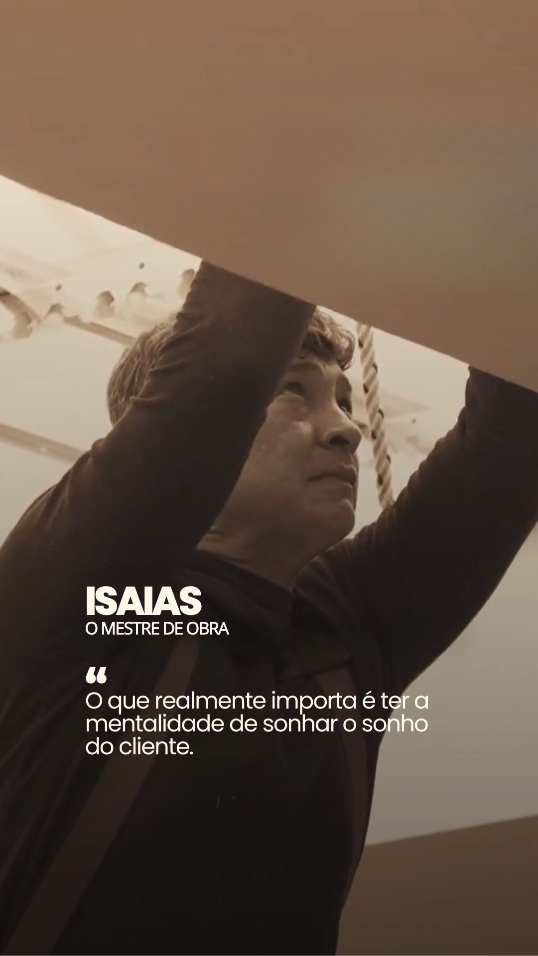 Isaias — o mestre de obra