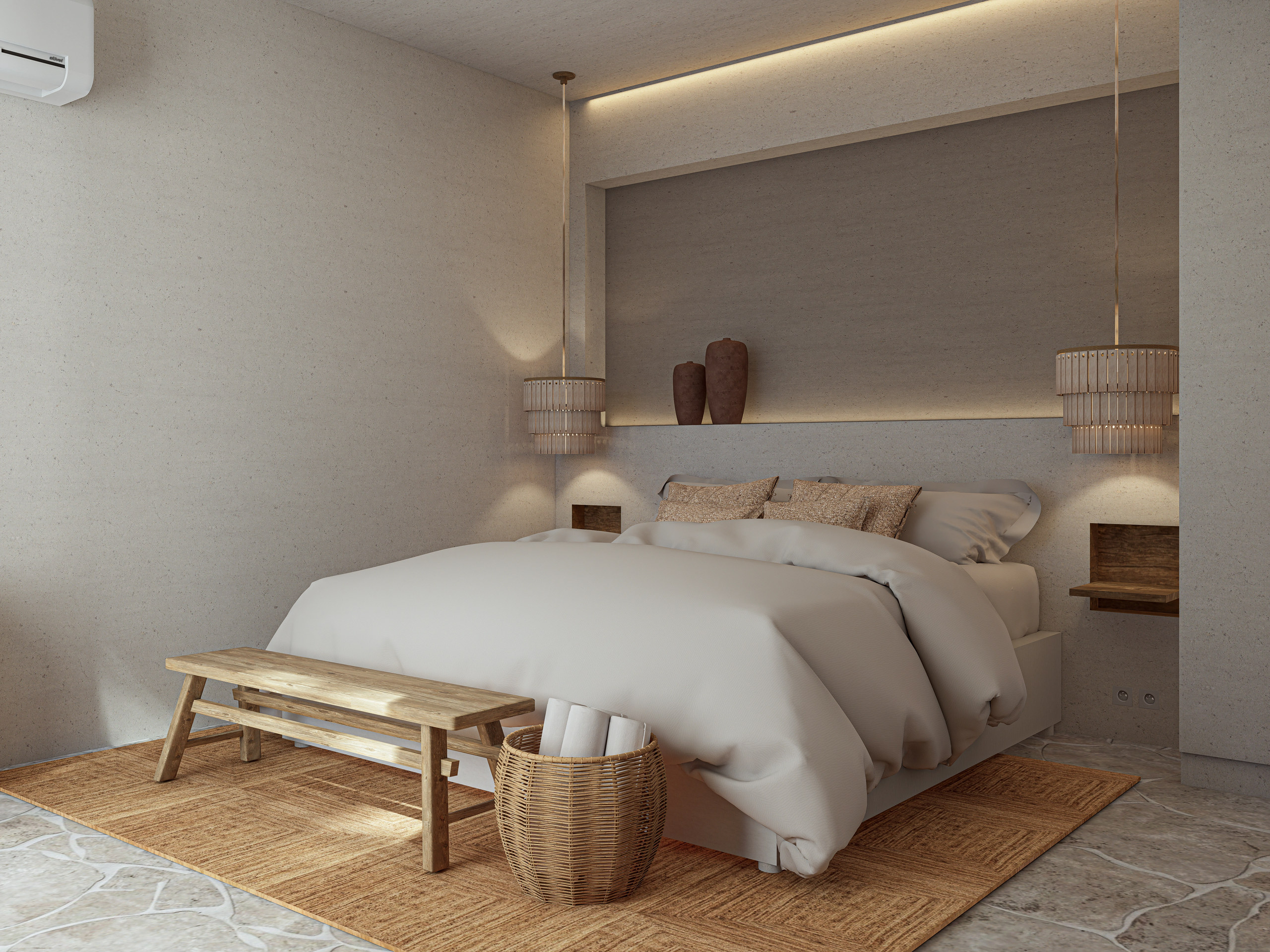 Refúgio Atemporal — projeto de interiores para hotelaria
